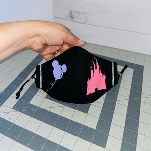 Disney castle face mask Mickey balloon